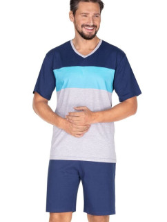 Pánské pyžamo model 18399845 modré - Regina