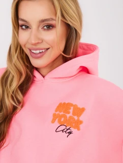 Mikina MJ BL H2587.82 fluo růžová