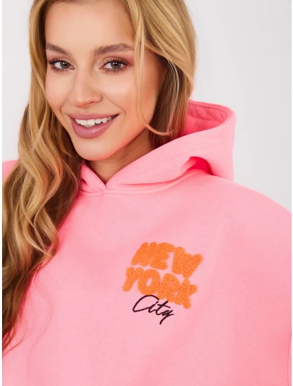 Mikina MJ BL H2587.82 fluo růžová