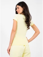 T shirt RV TS model 21958597 jasny żółty - FPrice
