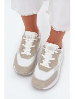 Dámské kožené tenisky Big Star HI-POLY SYSTEM – bílé