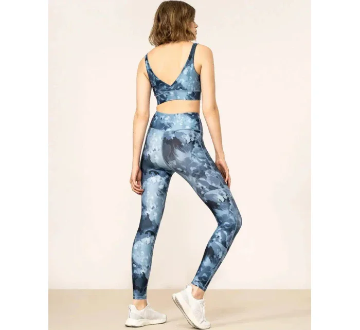 Dámské legíny OTHAW22TFTIF004 Modrá vzor - Outhorn