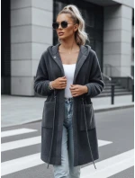 Dámský kabát šedý Dstreet model 21963740 - FashionStreet