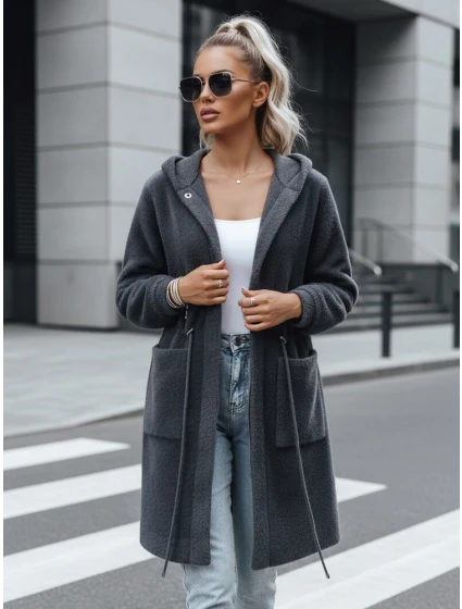 Dámský kabát šedý Dstreet model 21963740 - FashionStreet