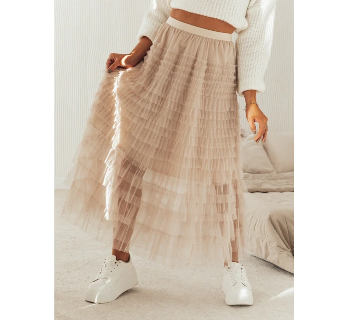 PASTELLA béžová sukně FashionStreet CY0422