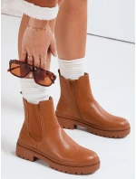 Dámské kozačky MONDERICO camel FashionStreet ZY0512