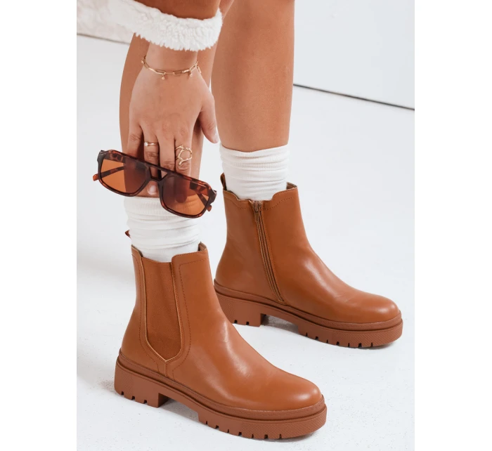 Dámské kozačky MONDERICO camel FashionStreet ZY0512