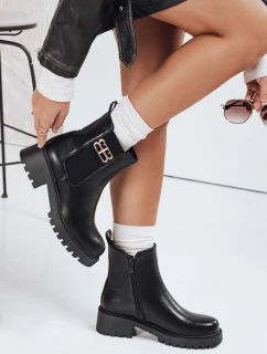 Dámské černé boty FashionStreet ZY1104