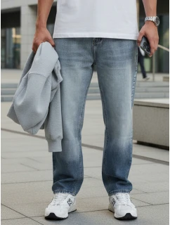 Pánské modré pytlovité džínové kalhoty FashionStreet UX4478