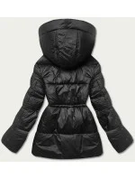 Černá dámská péřová bunda (ag6-26) Černá dámská péřová bunda (ag6-26)