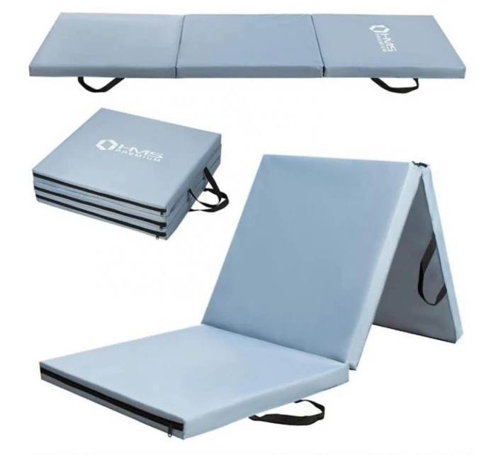 Gymnastická matrace HMS MGS02 skládací šedá 1800x600x500mm