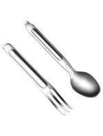 Titanový cestovní příbor - lžíce + vidlička - NexTool NE20133