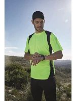 JN 306 Pánské běžecké tričko model 22485829 fluo yellow/black - Daiber