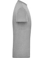 Daiber JN 1808 Pánské pracovní tričko z bio bavlny - Solid 02.1808 grey heather Daiber JN 1808 Pánské pracovní tričko z bio bavlny - Solid 02.1808 grey heather