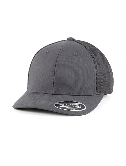 Flexfit 110DMT 6 panelová Trucker kšiltovka "Double Mesh" 55.10MT dark grey