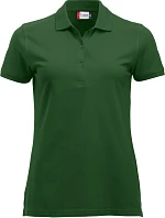 Clique Classic Marion S/S Dámské piqué polo z těžké bavlny 67.8246 bottle green