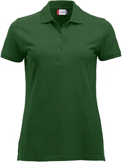 Classic Marion S/S Dámské piqué polo z těžké bavlny model 22457346 bottle green - Clique