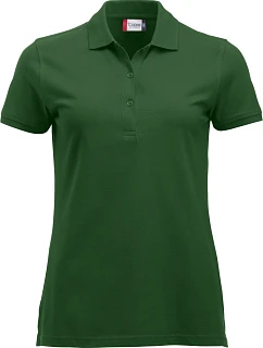 Clique Classic Marion S/S Dámské piqué polo z těžké bavlny 67.8246 bottle green