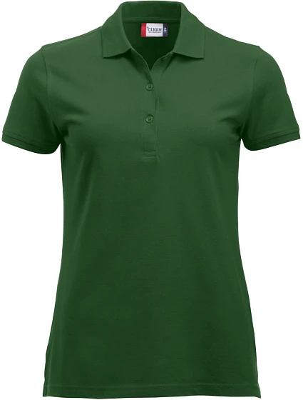 Clique Classic Marion S/S Dámské piqué polo z těžké bavlny 67.8246 bottle green Clique Classic Marion S/S Dámské piqué polo z těžké bavlny 67.8246 bottle green