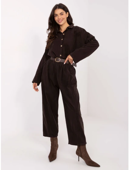 IT kalhoty SP 258009.83 tmavě hnědé IT kalhoty SP 258009.83 tmavě hnědé