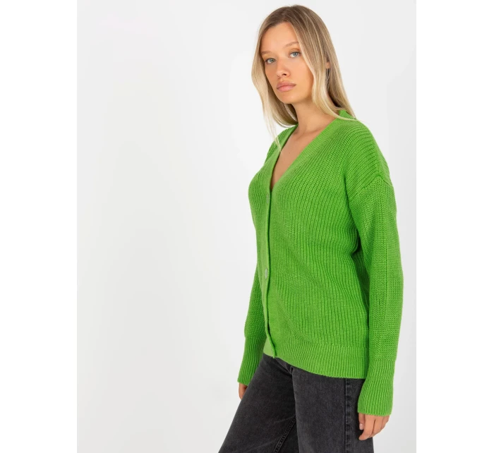 Dámský svetr LC SW 0321 světle zelený Dámský svetr LC SW 0321 světle zelený