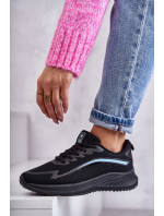Dámské módní sportovní boty tenisky černe Ida