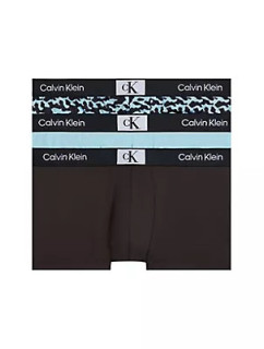 Pánské spodní prádlo LOW RISE TRUNK 3PK 000NB3532EOFO - Calvin Klein