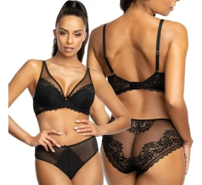 Dámská push-up podprsenka Estelle M-0198/11 Černá - MAT