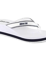 Dámské žabky na podpatku W NN274A726 bílé - Big Star