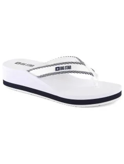 Dámské žabky na podpatku W NN274A726 bílé - Big Star