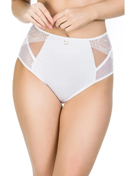 Vysoké dámské kalhotky DOTS 19057 Bílé