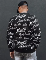 Pánská mikina bez kapuce černá FashionStreet BX5779