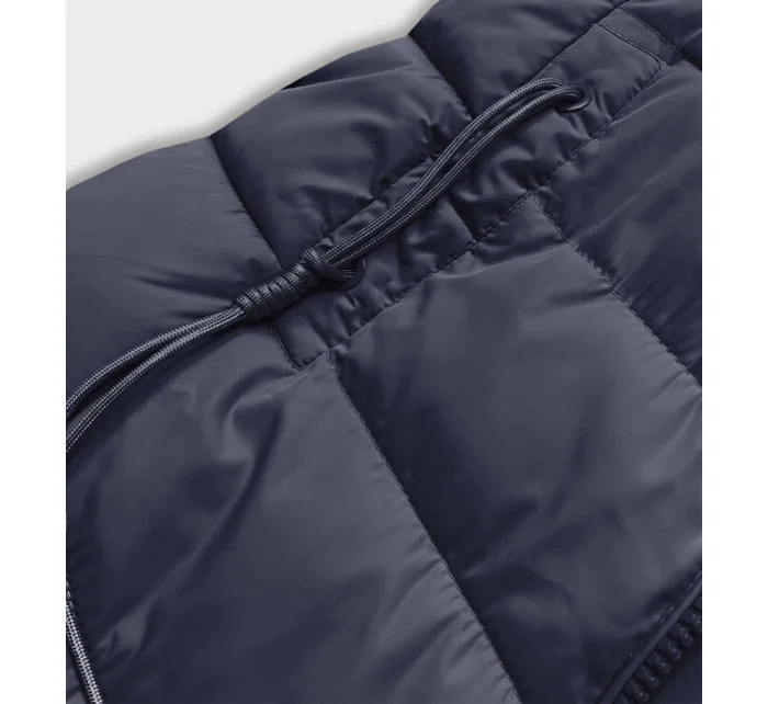 ZIMOWA KURTKA Z KAPTUREM GRANATOWA model 21244573 - YES!PINK