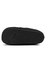 Pánské/dámské zimní pantofle PUMA SCUFF BLACK, černé, zateplené (384945-01)