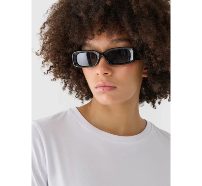 Dámské oversize hladké tričko s dlouhým rukávem 4F 4FWMM00TLONF431-10S Dámské oversize hladké tričko s dlouhým rukávem 4F 4FWMM00TLONF431-10S