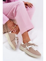 Nízké Dámské Sportovní Boty Béžové model 21685644 - Boto Nízké Dámské Sportovní Boty Béžové model 21685644 - Boto