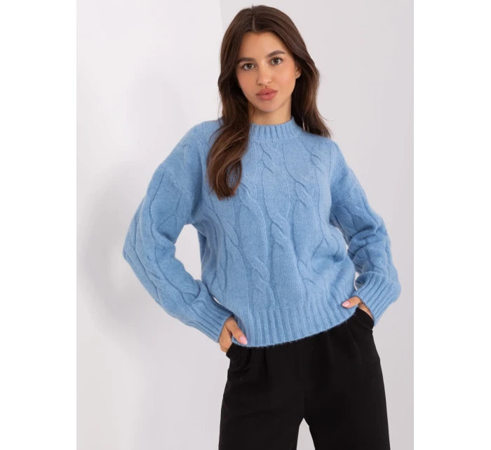 Sweter AT SW model 18930106 jasny niebieski - FPrice