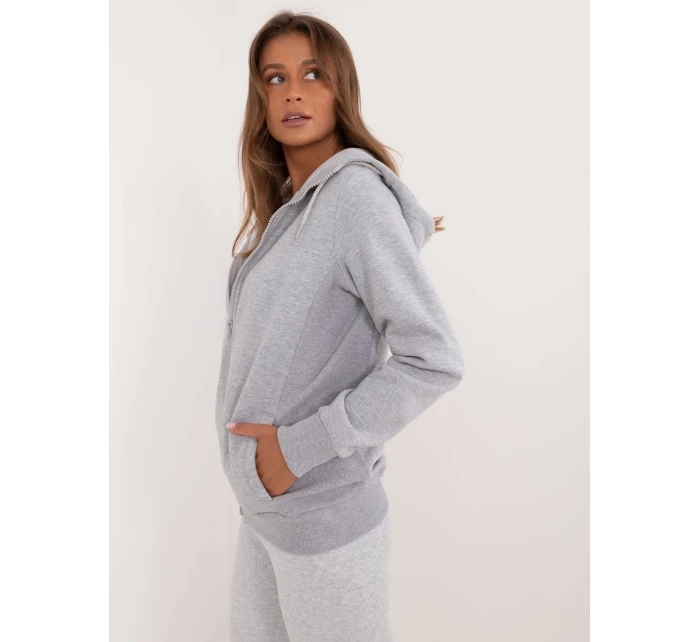 Mikina D10608BC02711B1 šedá Mikina D10608BC02711B1 šedá