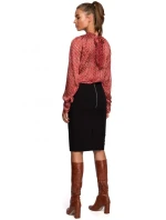 S235 Chiiffonová halenka se zavazováním na zádech - model 2