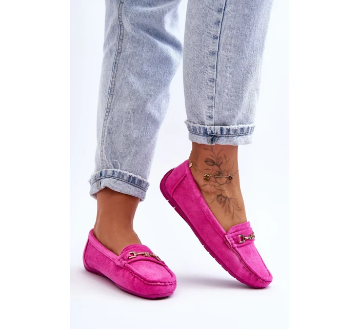 Dámské klasické semišové mokasíny růžové Corinell Dámské klasické semišové mokasíny růžové Corinell
