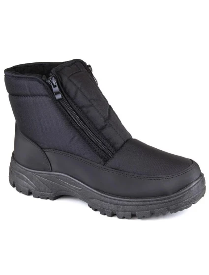 Pánské sněhové zateplené boty / Černá model 20753738 - NEWS Pánské sněhové zateplené boty / Černá model 20753738 - NEWS