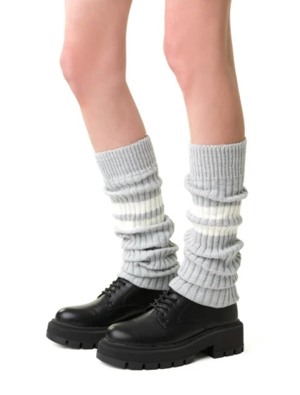 Vlněné kamaše 068 pruhy