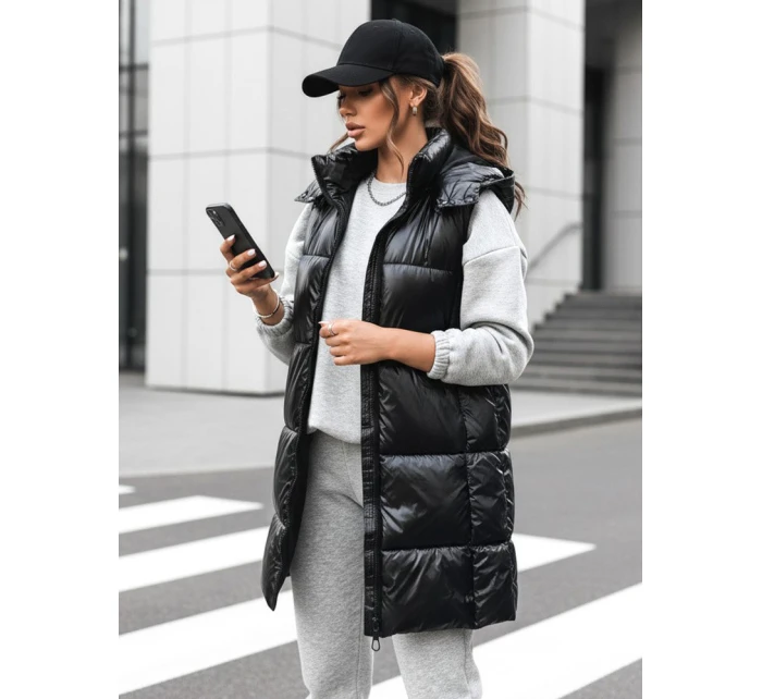 Dámská dlouhá vesta GANT černá FashionStreet TY3839