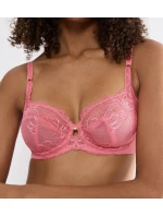 Dámská podprsenka Wild Peony Florale W - RED - růžová 3880 - TRIUMPH
