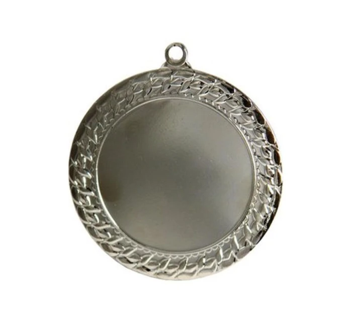 Obecná stříbrná medaile s prostorem pro emblém 50 mm - ocelová medaile Obecná stříbrná medaile s prostorem pro emblém 50 mm - ocelová medaile