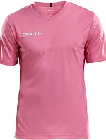 Craft Teamwear Squad Go Jersey Solid M Pánské sportovní tričko s výstřihem do V 82.5560 pop