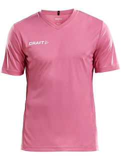 Craft Teamwear Squad Go Jersey Solid M Pánské sportovní tričko s výstřihem do V 82.5560 pop