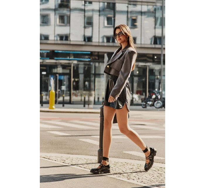 Lakované Dámské Polobotky S Pásky Černé model 21671162 - Boto