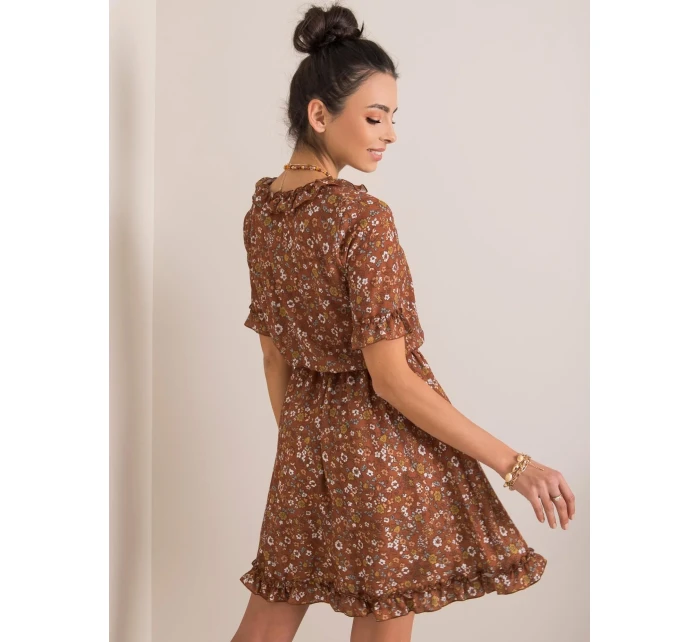 Šaty LK SK 508097.68P hnědá Šaty LK SK 508097.68P hnědá