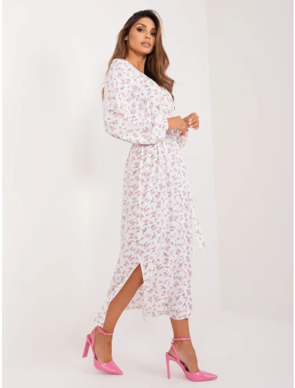 LK SK 509318 šaty.74 bílá a růžová